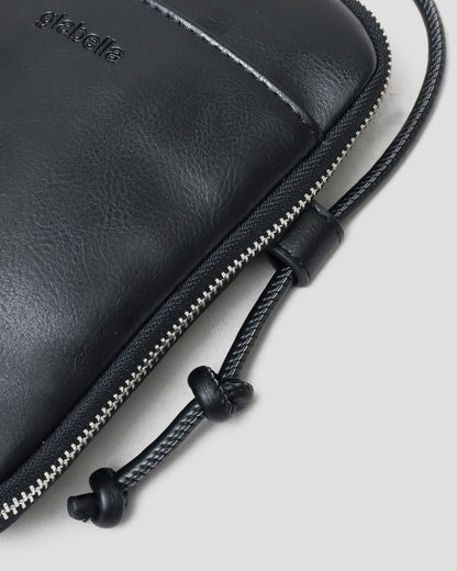 Split Leather Vertical Mini Shoulder Bag