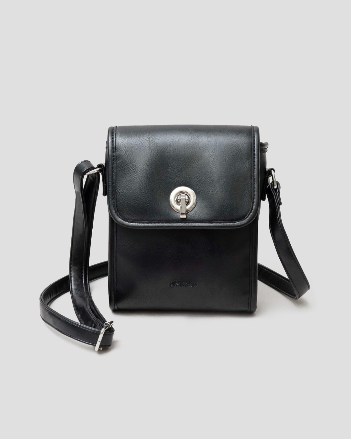 Split Leather Flap Square Mini Shoulder Bag