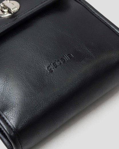Split Leather Flap Square Mini Shoulder Bag