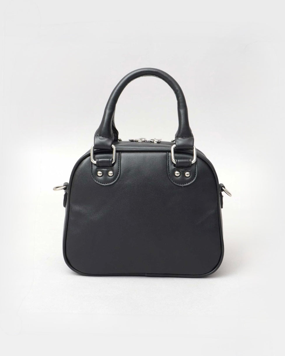 Split Leather 2WAY Mini Boston Shoulder Bag