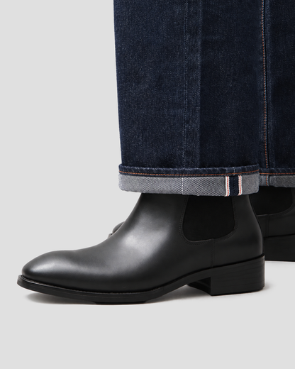 Cow Leather Chelsea Boots