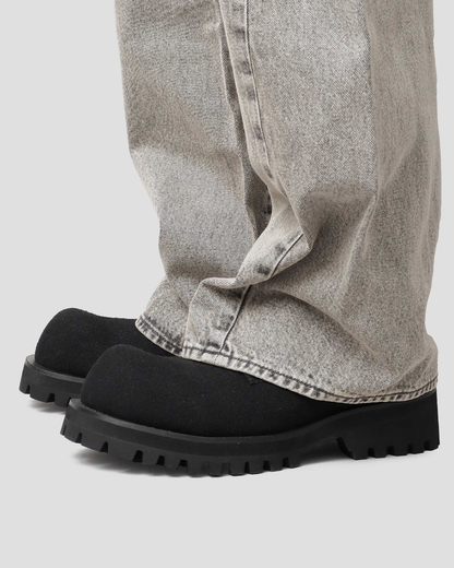 Microfiber Suede Volume Work Boots