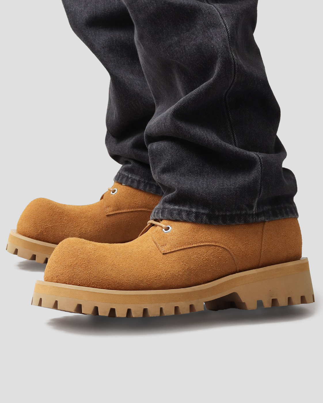 Microfiber Suede Volume Work Boots