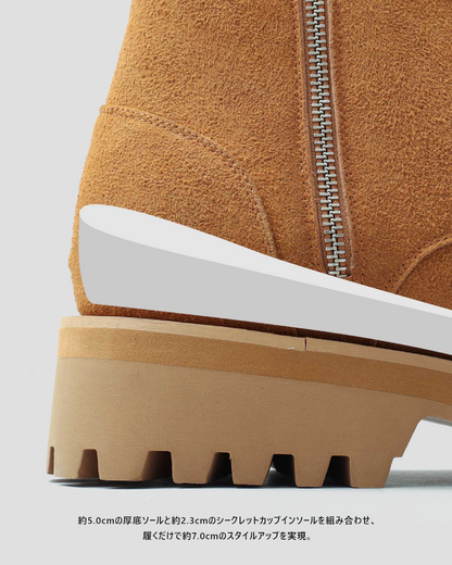 Microfiber Suede Volume Work Boots