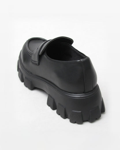 Track Sole Coin Loafer - Smooth