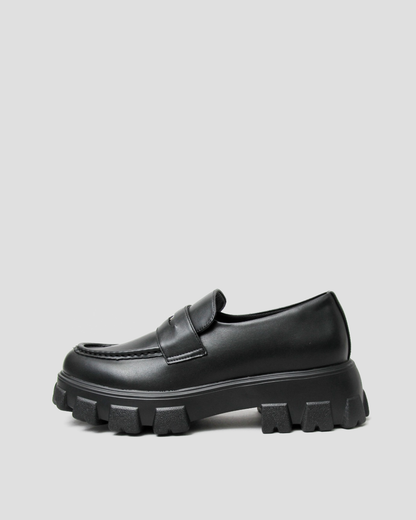 Track Sole Coin Loafer - Smooth