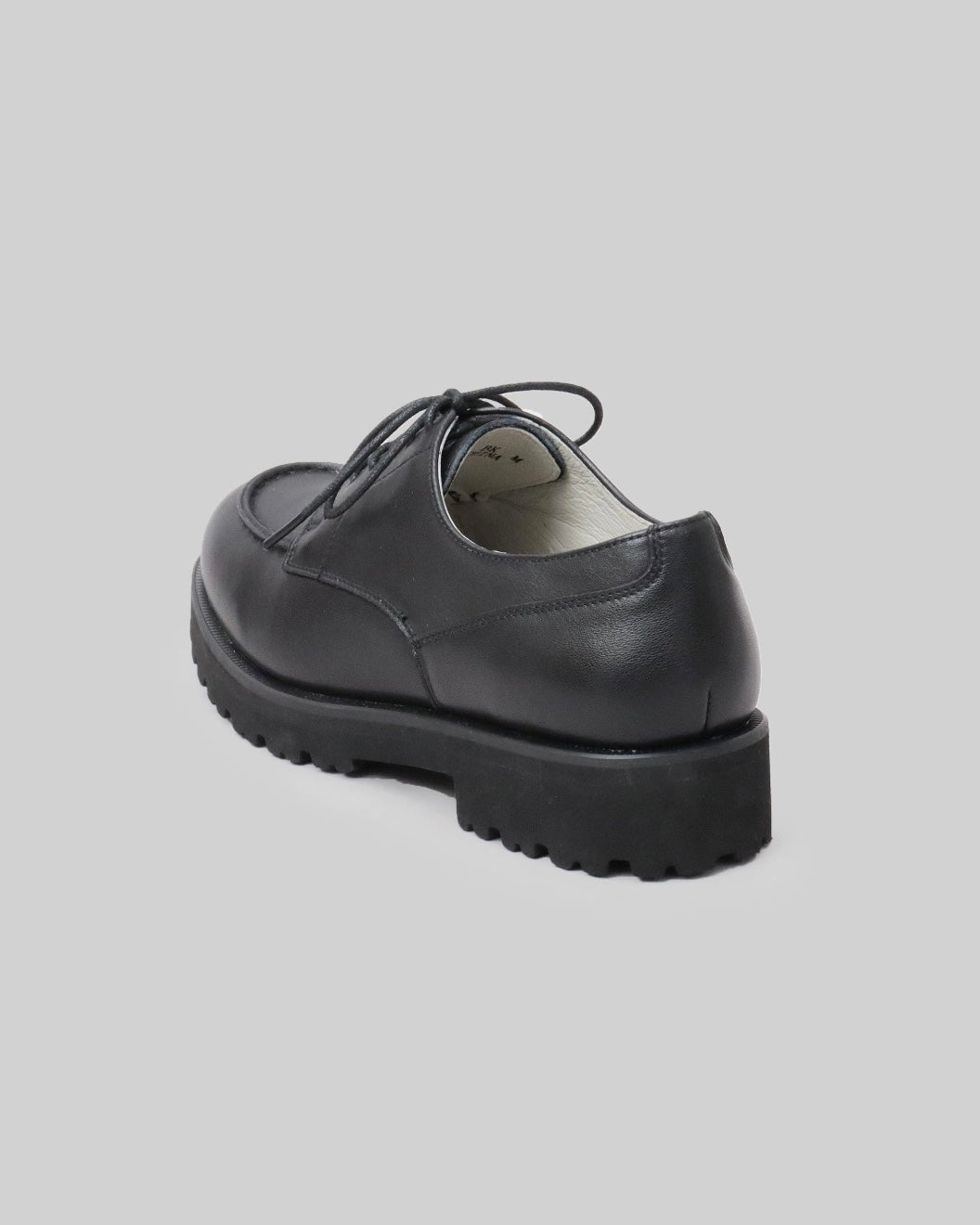 Cow Leather U-Tip Lace Up Shoes