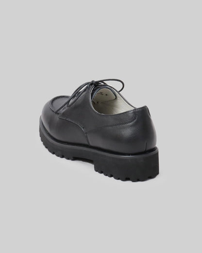 Cow Leather U-Tip Lace Up Shoes