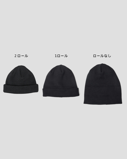 Organic Cotton 3WAY Roll Knit Cap