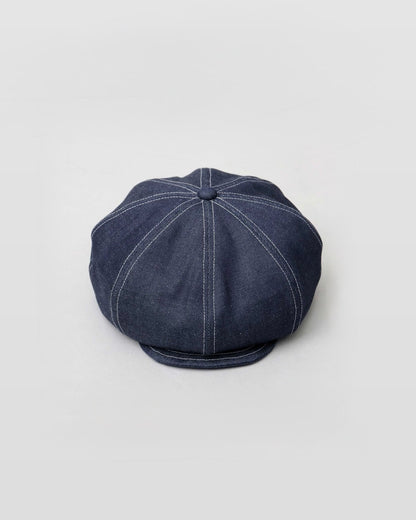 Rigid Denim Volume Casquette Beret
