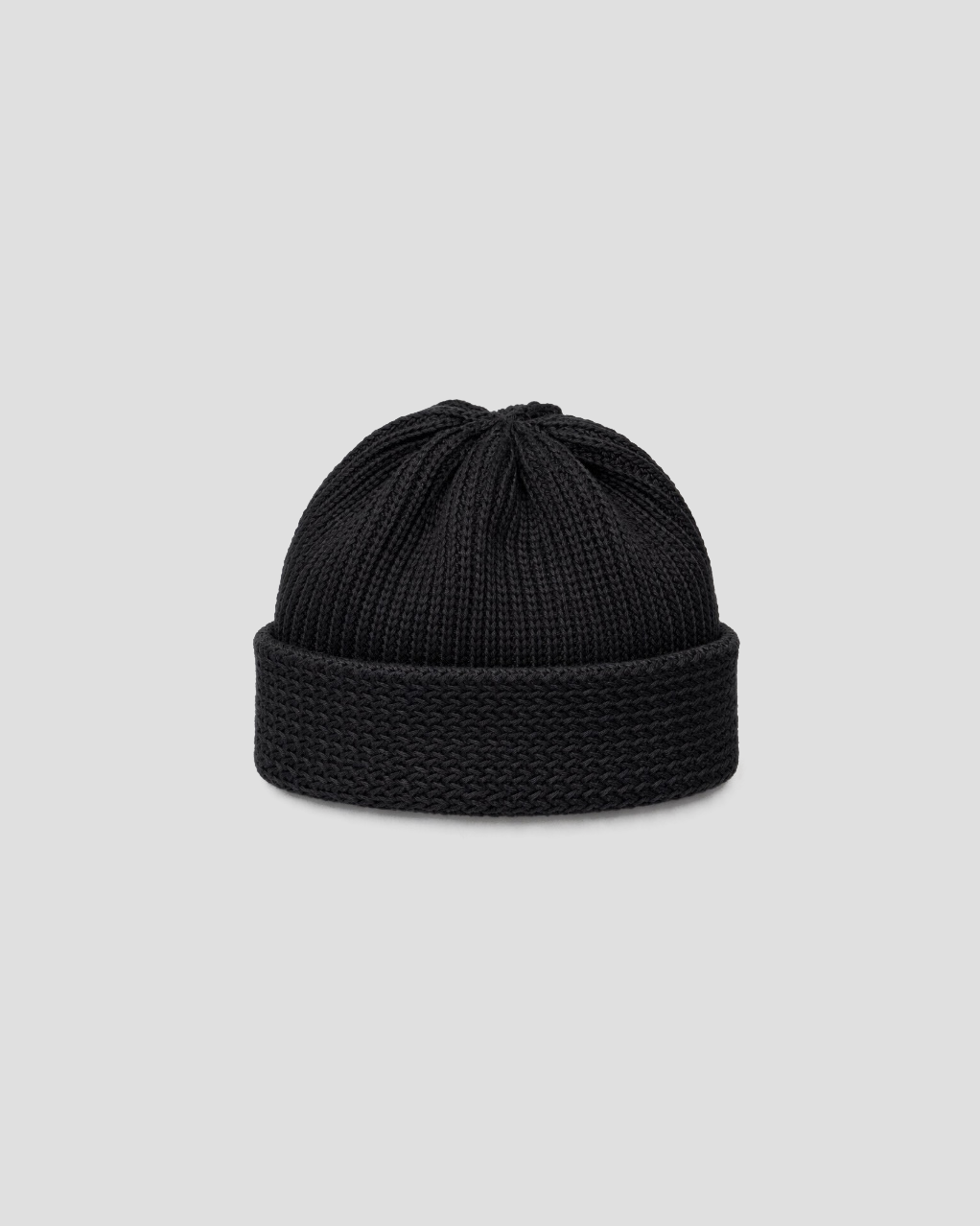 Organic Cotton Wide Roll Knit Cap