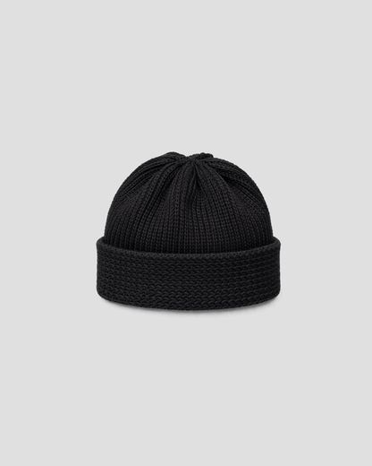 Organic Cotton Wide Roll Knit Cap