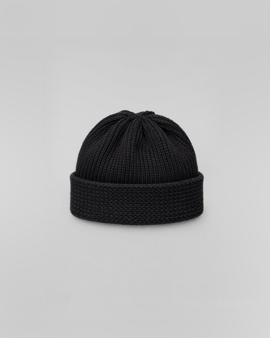Organic Cotton Wide Roll Knit Cap