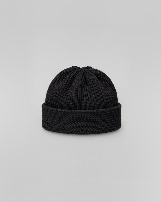 Organic Cotton Wide Roll Knit Cap
