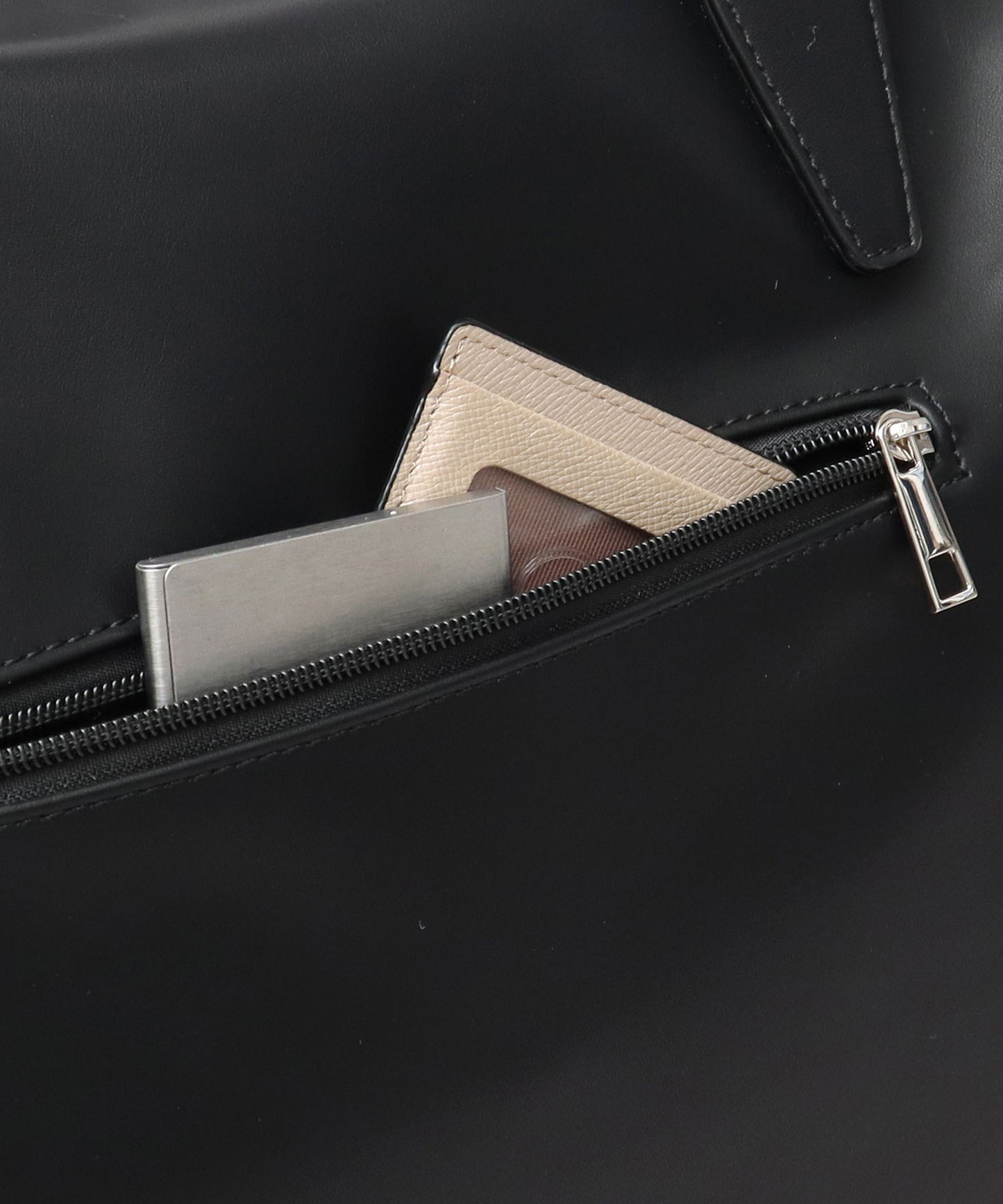 Fake Leather Boston Bag
