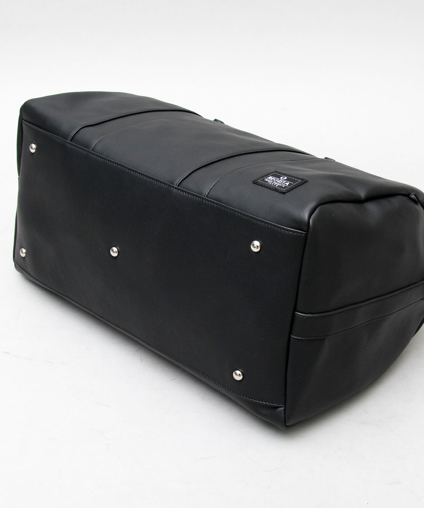 Fake Leather Boston Bag