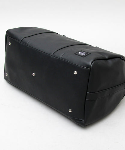 Fake Leather Boston Bag