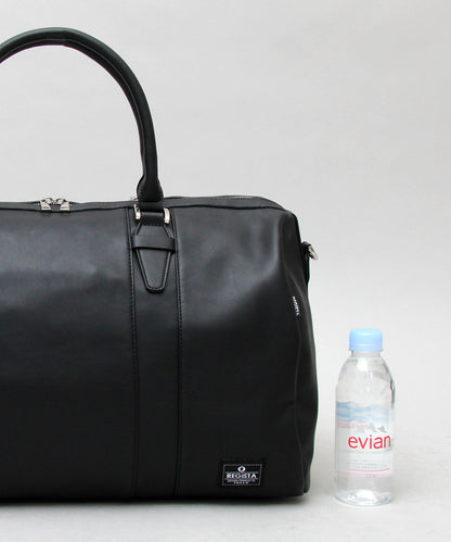 Fake Leather Boston Bag