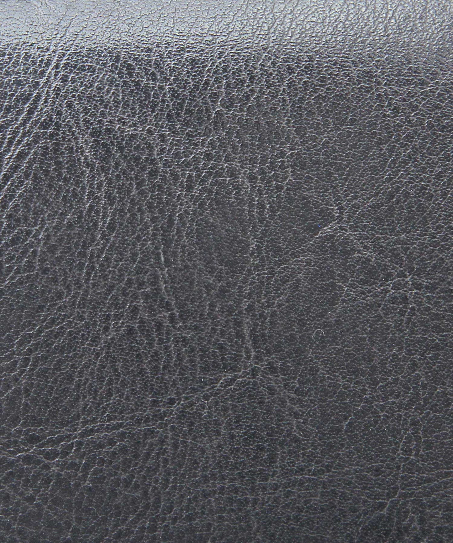 Split Leather Round Zip Billfold Wallet