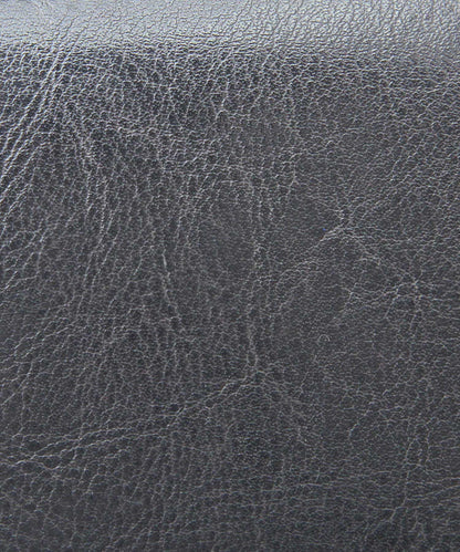 Split Leather Round Zip Billfold Wallet