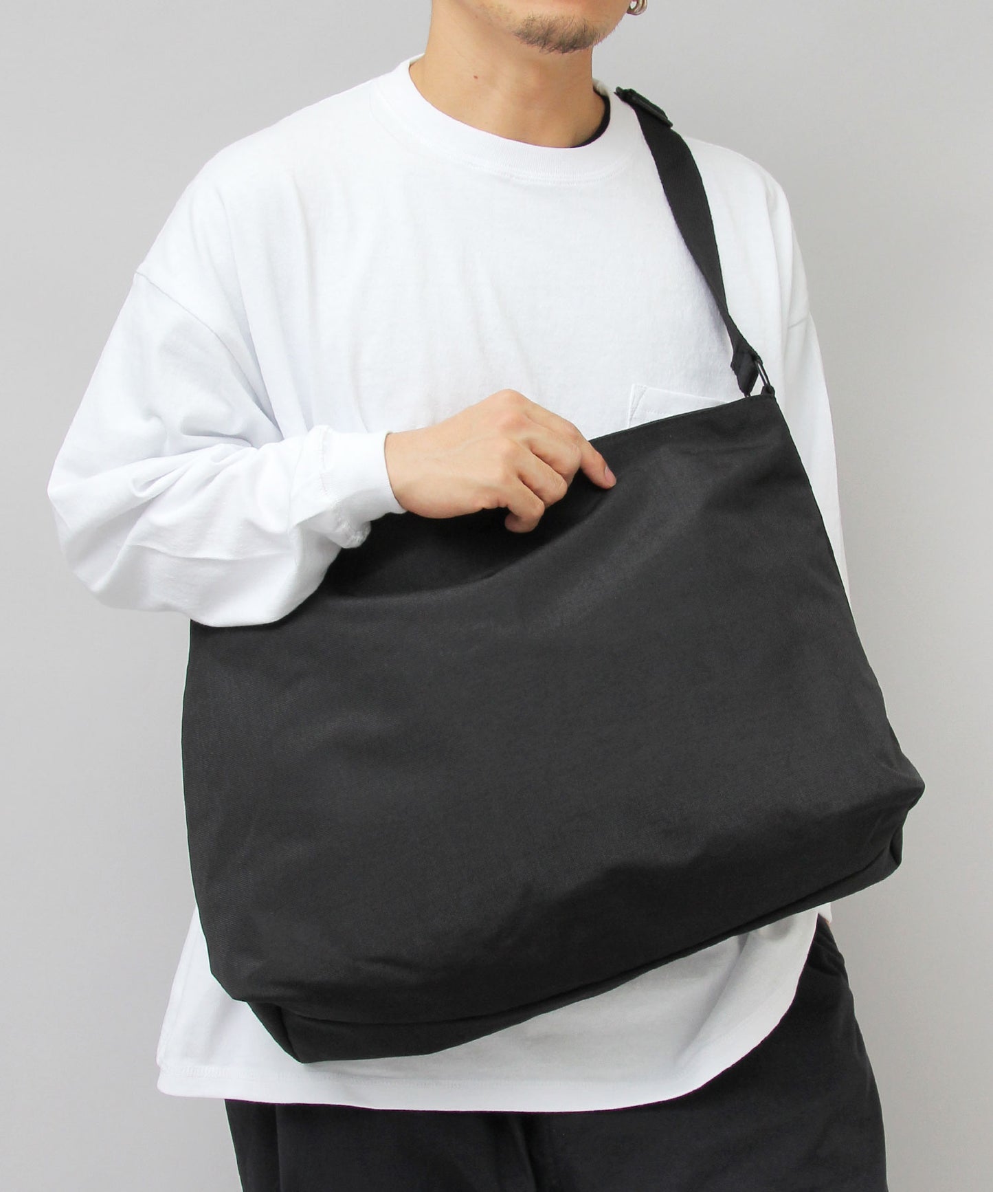 Large Nylon Shoulder Bag