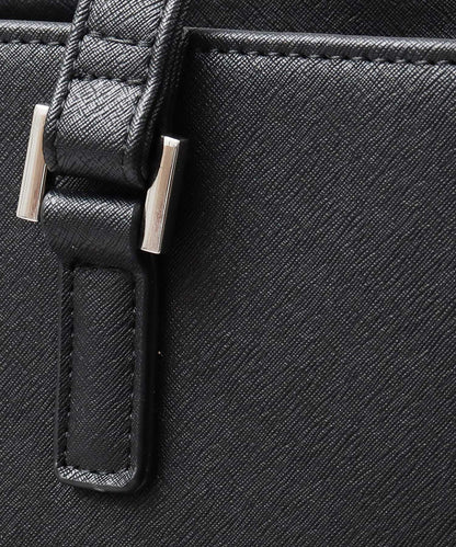 Fake Leather Business Tote Bag