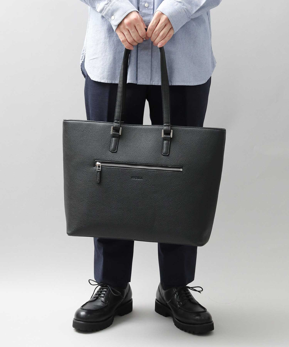 Fake Leather Business Tote Bag