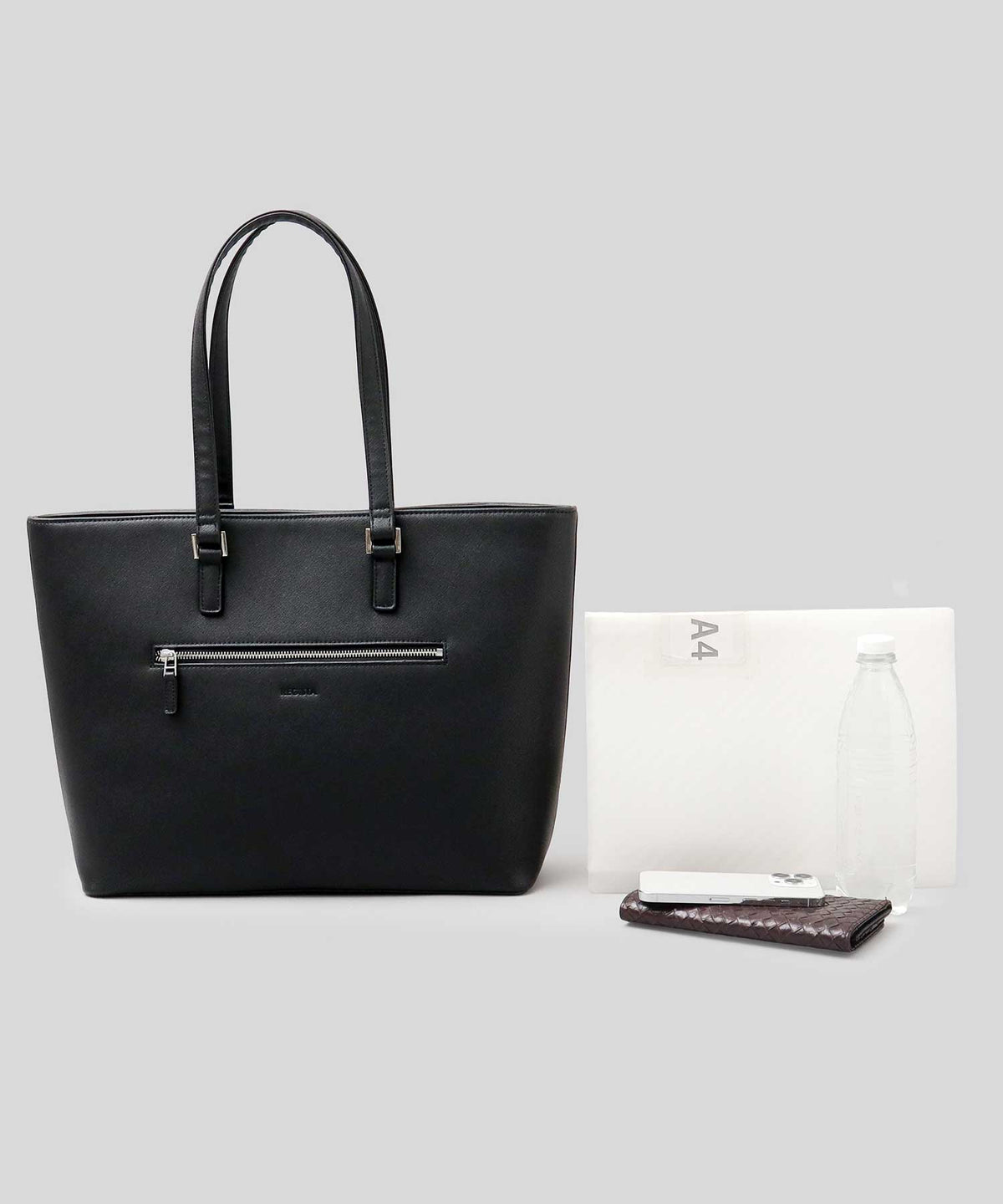 Fake Leather Business Tote Bag