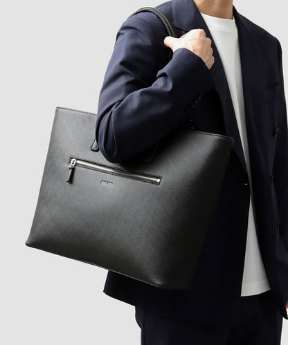 Fake Leather Business Tote Bag