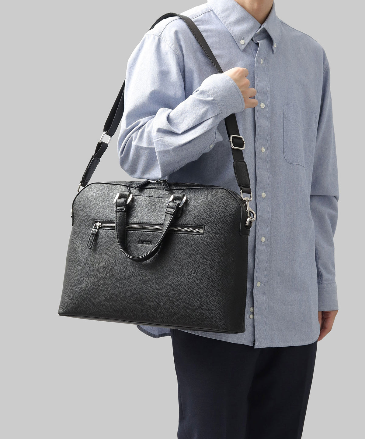 Fake Leather 2WAY Business Briefcase