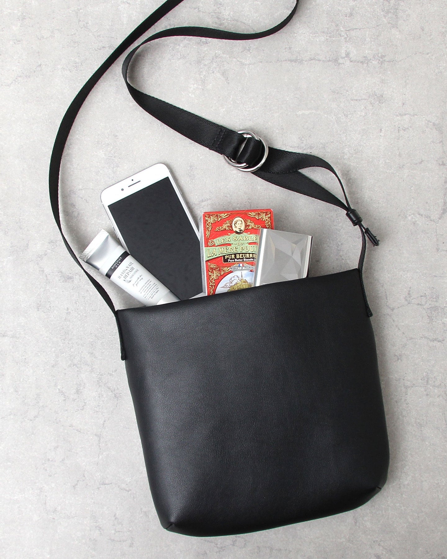 Split Leather Shoulder Bag