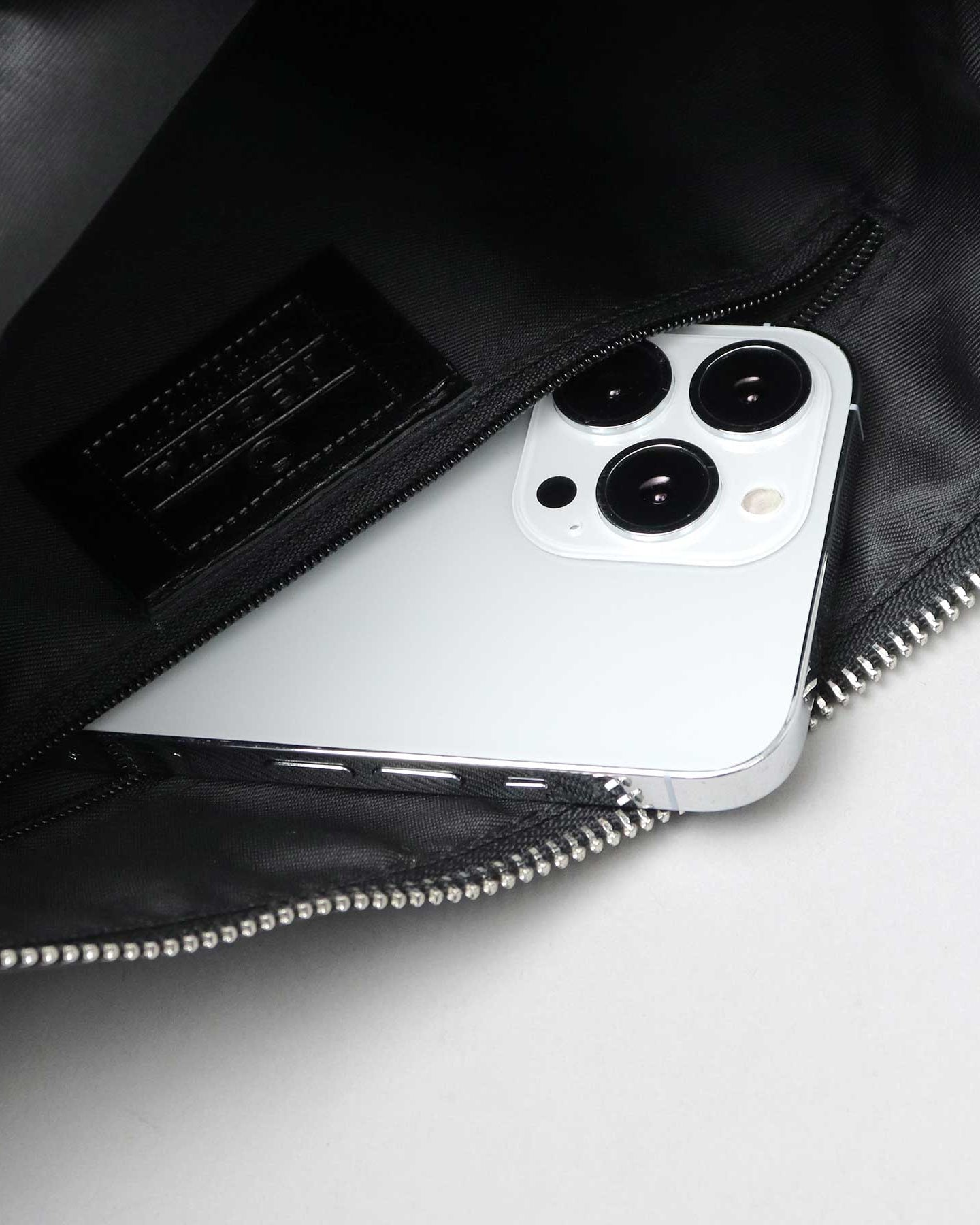 Split Leather Mini Sacoche