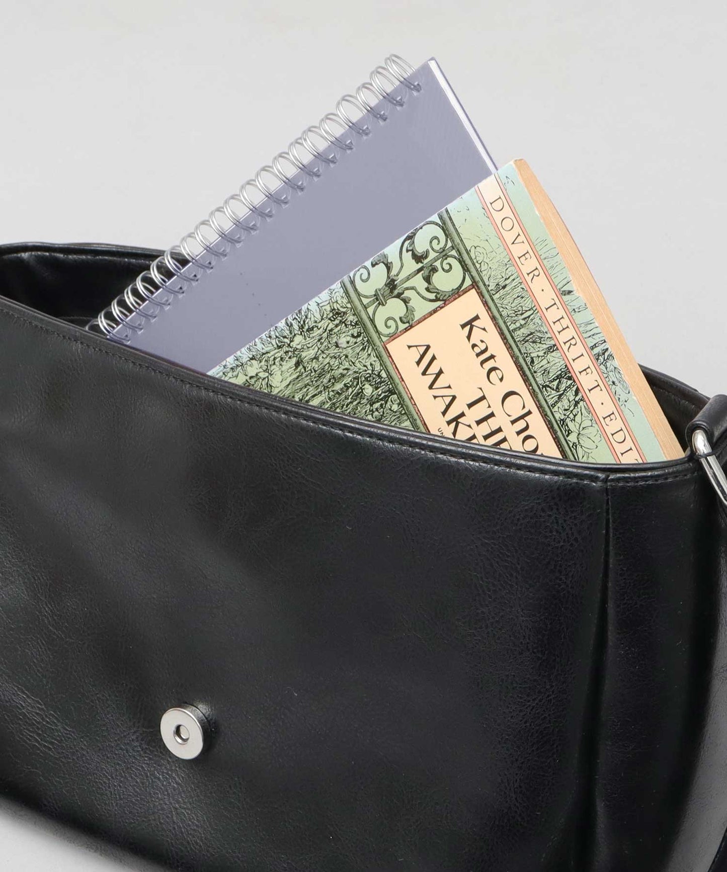 Split Leather Flap Shoulder Bag