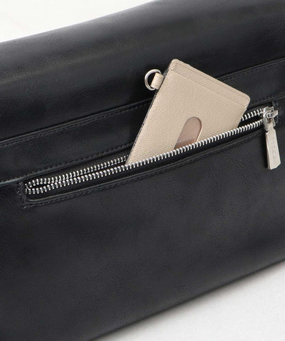 Split Leather Flap Shoulder Bag