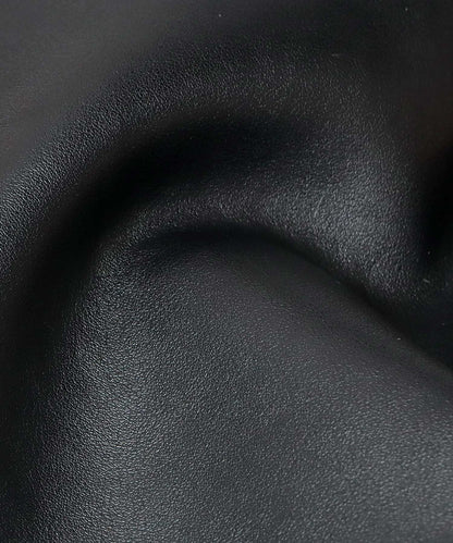 Split Leather Banana Shoulder Bag