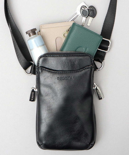 Split Leather Multi Mini Shoulder Bag