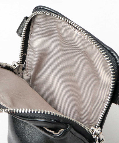 Split Leather Multi Mini Shoulder Bag