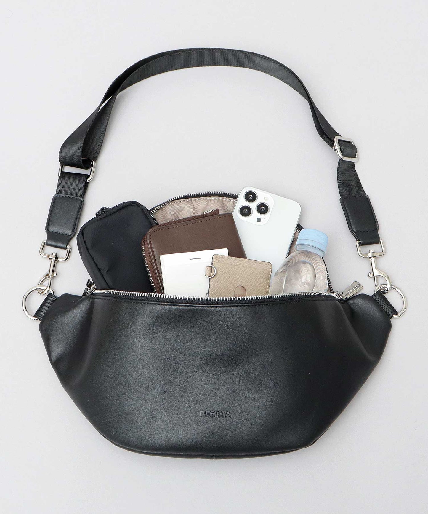 Split Leather Waist Bag