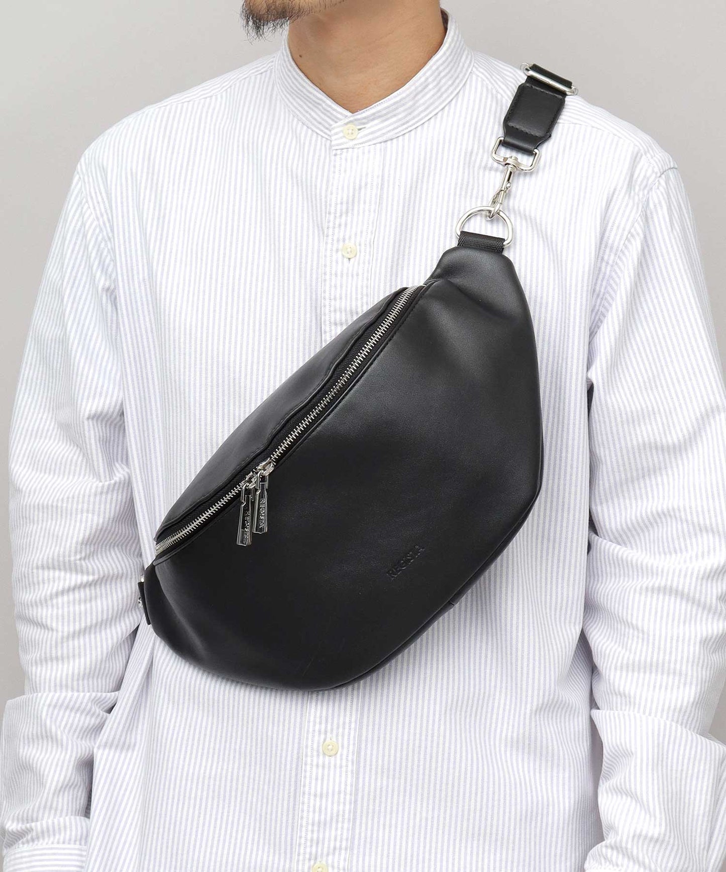 Split Leather Waist Bag