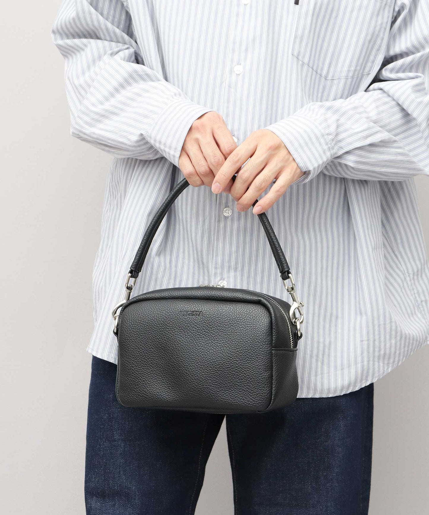 Split Leather 3WAY Shoulder Bag