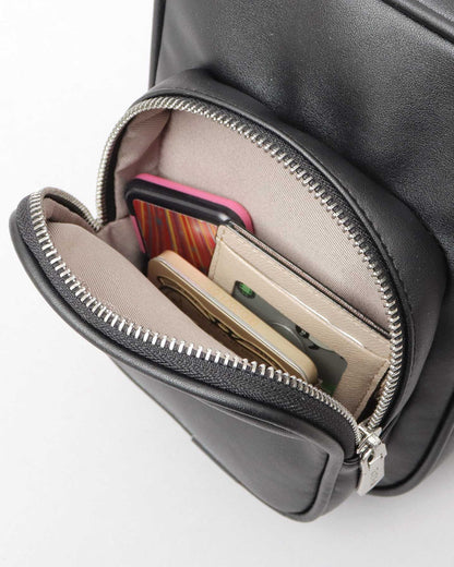 Split Leather Square Mini Shoulder Bag