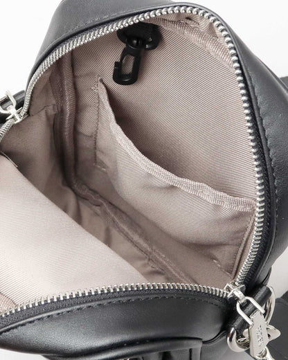 Split Leather Square Mini Shoulder Bag