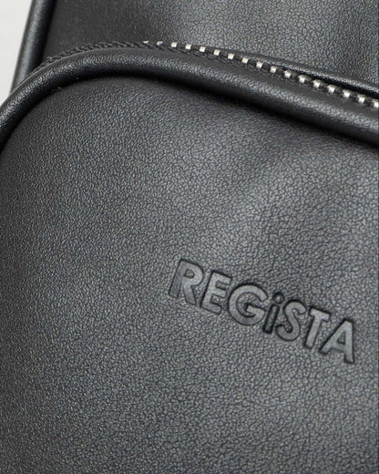 Split Leather Square Mini Shoulder Bag