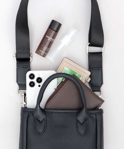 Split Leather 2WAY Mini Tote Shoulder Bag