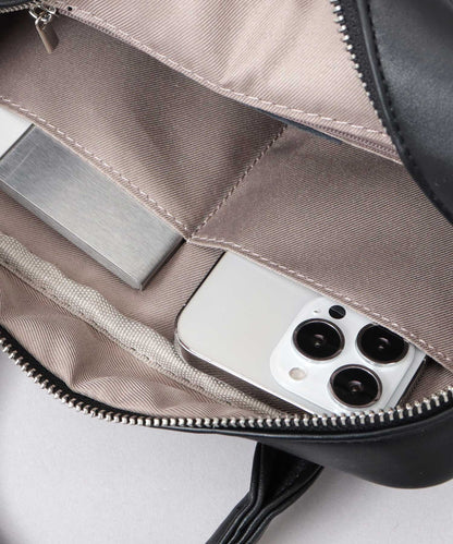 Split Leather 2WAY Mini Boston Bag
