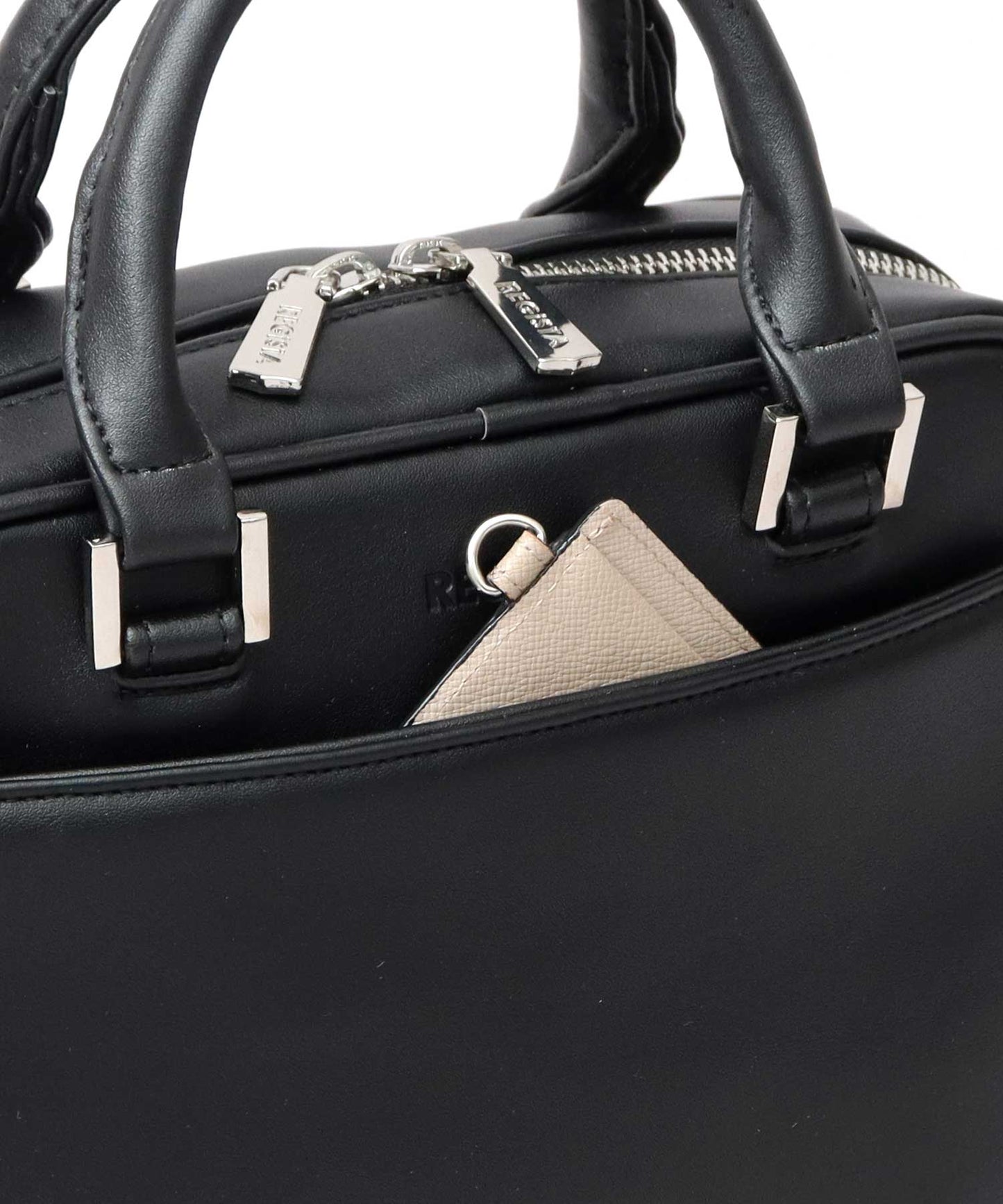 Split Leather 2WAY Mini Boston Bag