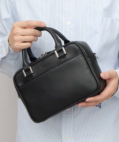Split Leather 2WAY Mini Boston Bag