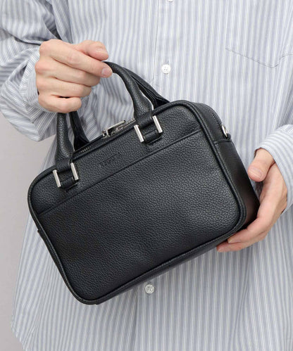 Split Leather 2WAY Mini Boston Bag