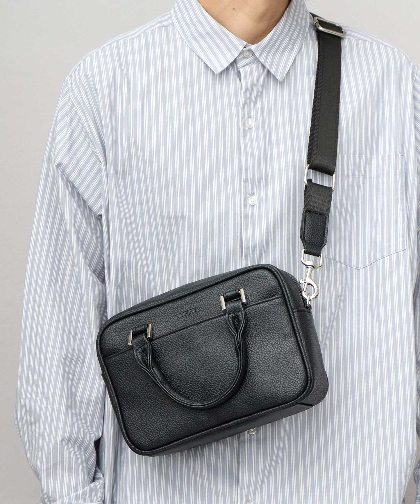 Split Leather 2WAY Mini Boston Bag