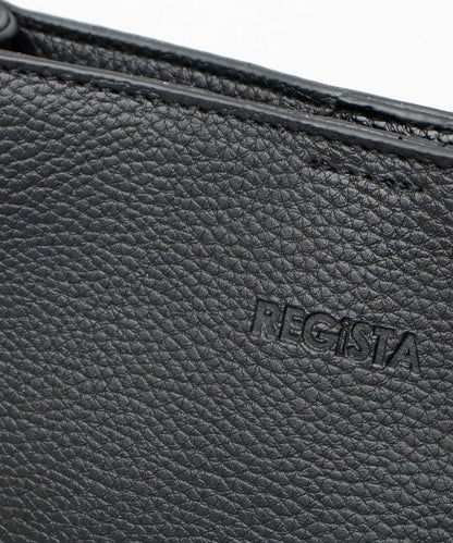 Split Leather Compact Square Shoulder Bag